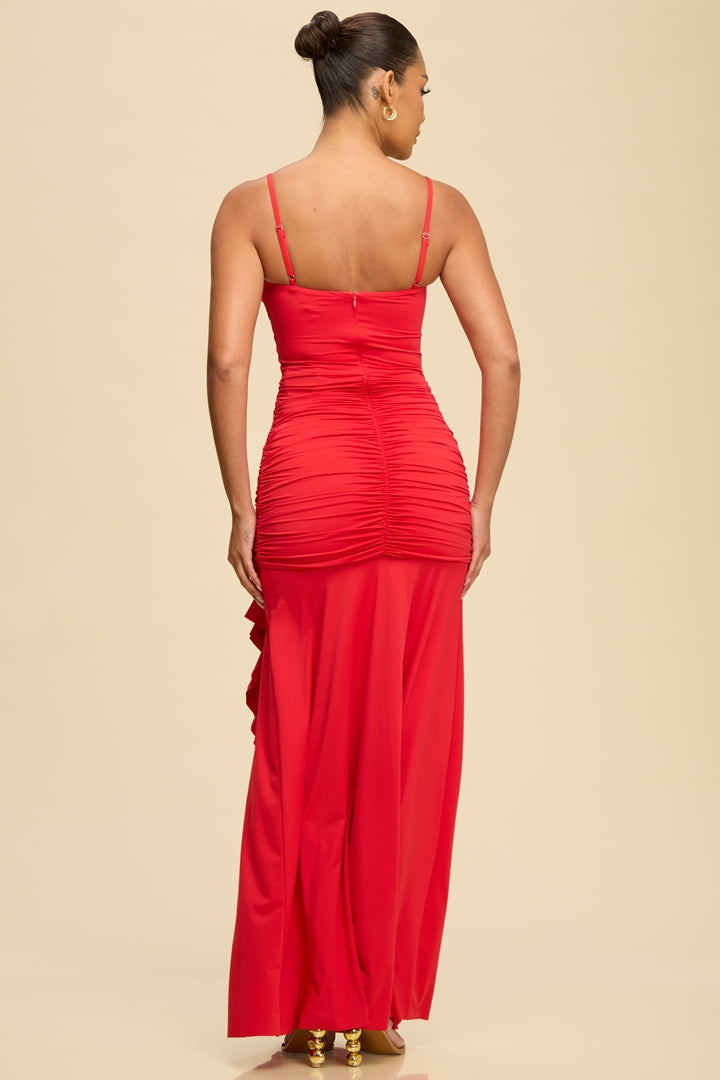 Remy Jersey Drape Maxi Dress