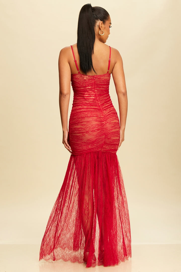 Romani Lace Affair Maxi Dress