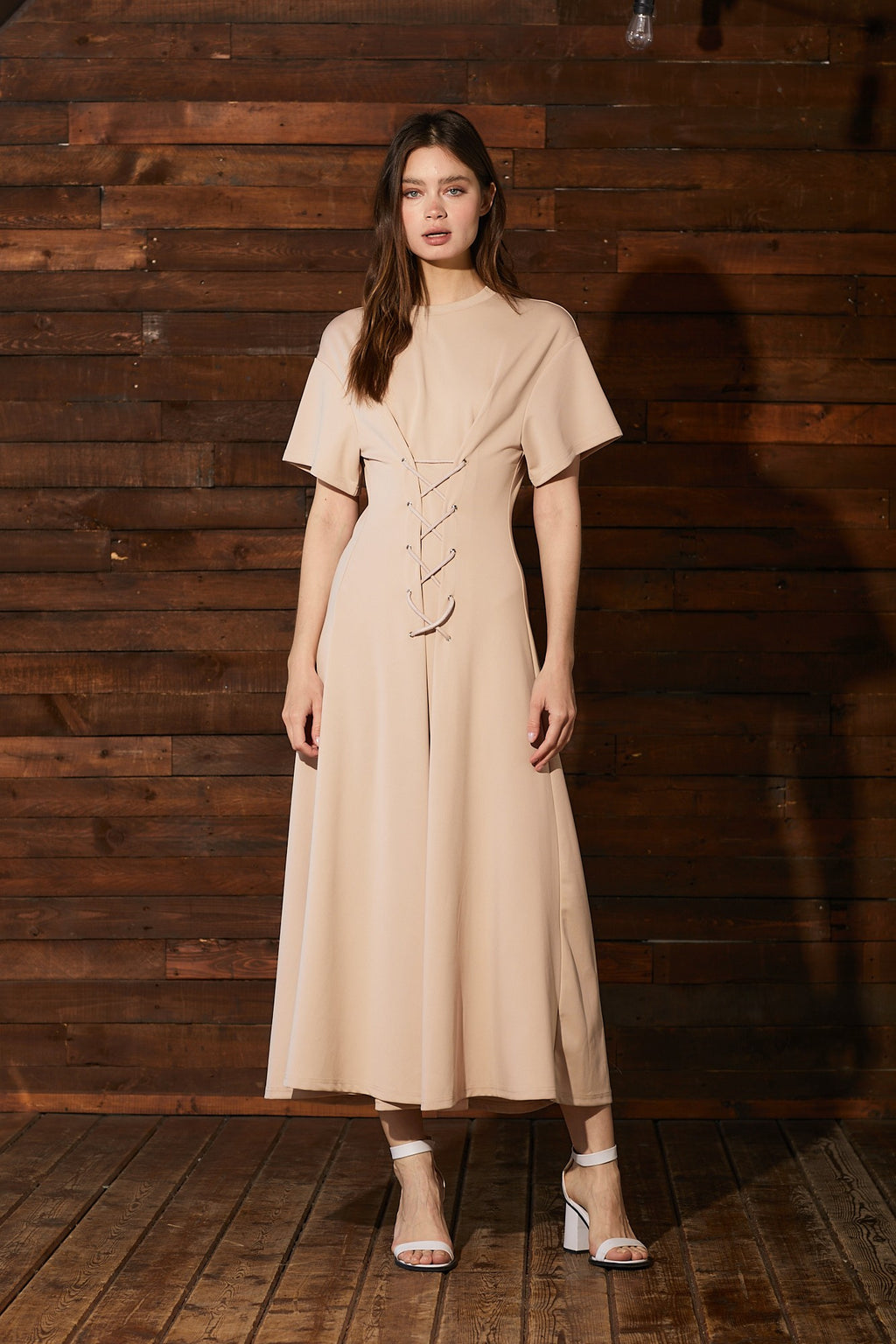 Shilah Corset Midi Dress
