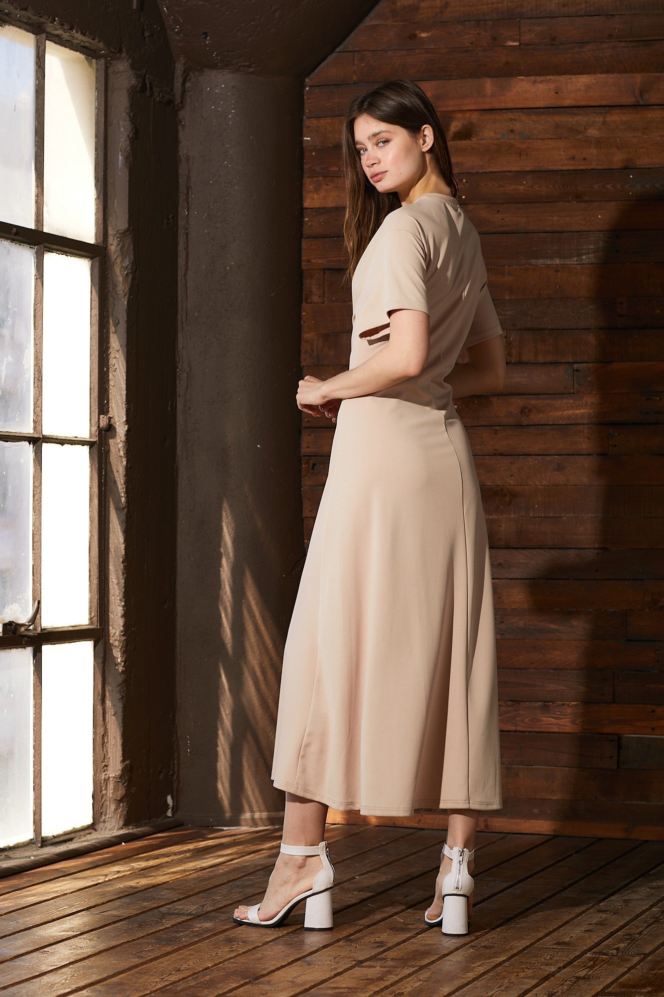 Shilah Corset Midi Dress