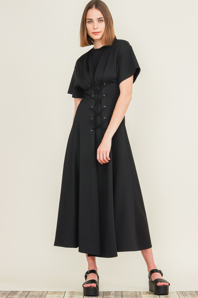 Shilah Corset Midi Dress