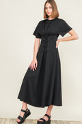 Shilah Corset Midi Dress