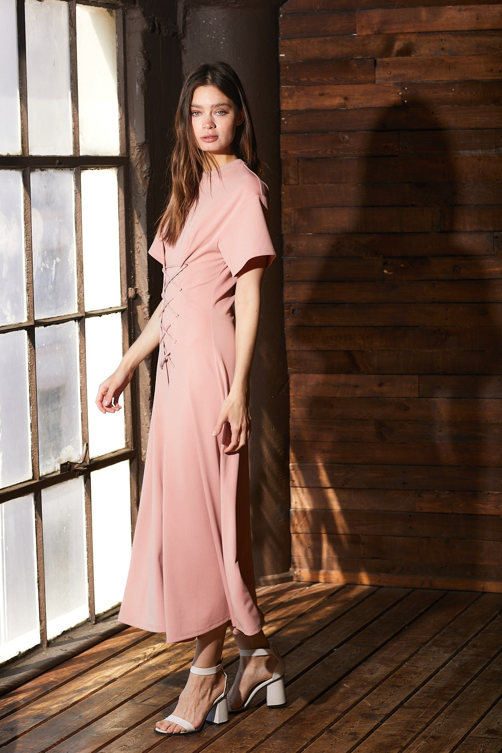 Shilah Corset Midi Dress
