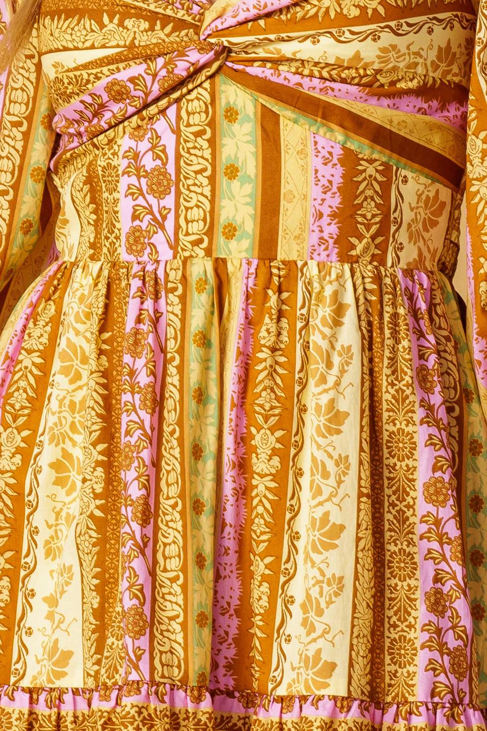 Sofia Puff Sleeve Print Minidress