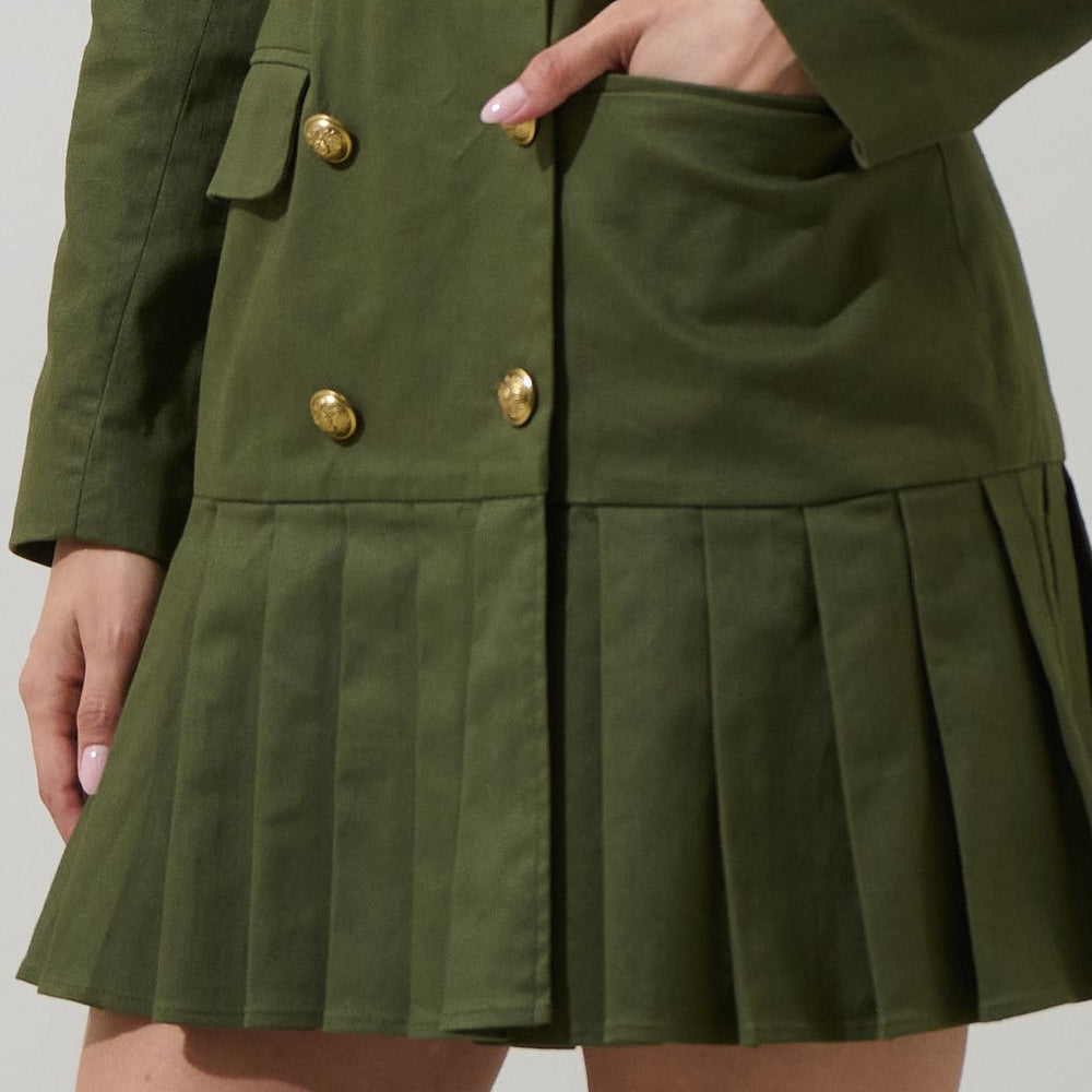 
                      
                        Sonya Celaya Pleated Blazer Mini Dress
                      
                    