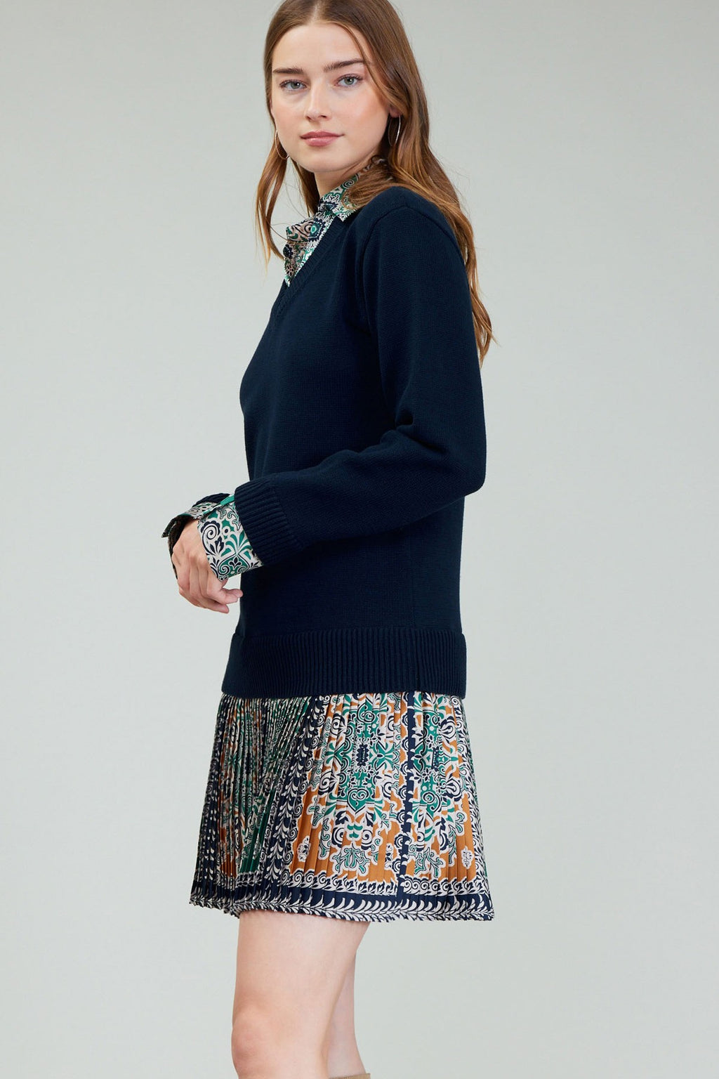 Tilly Boho Combo Sweater Dress
