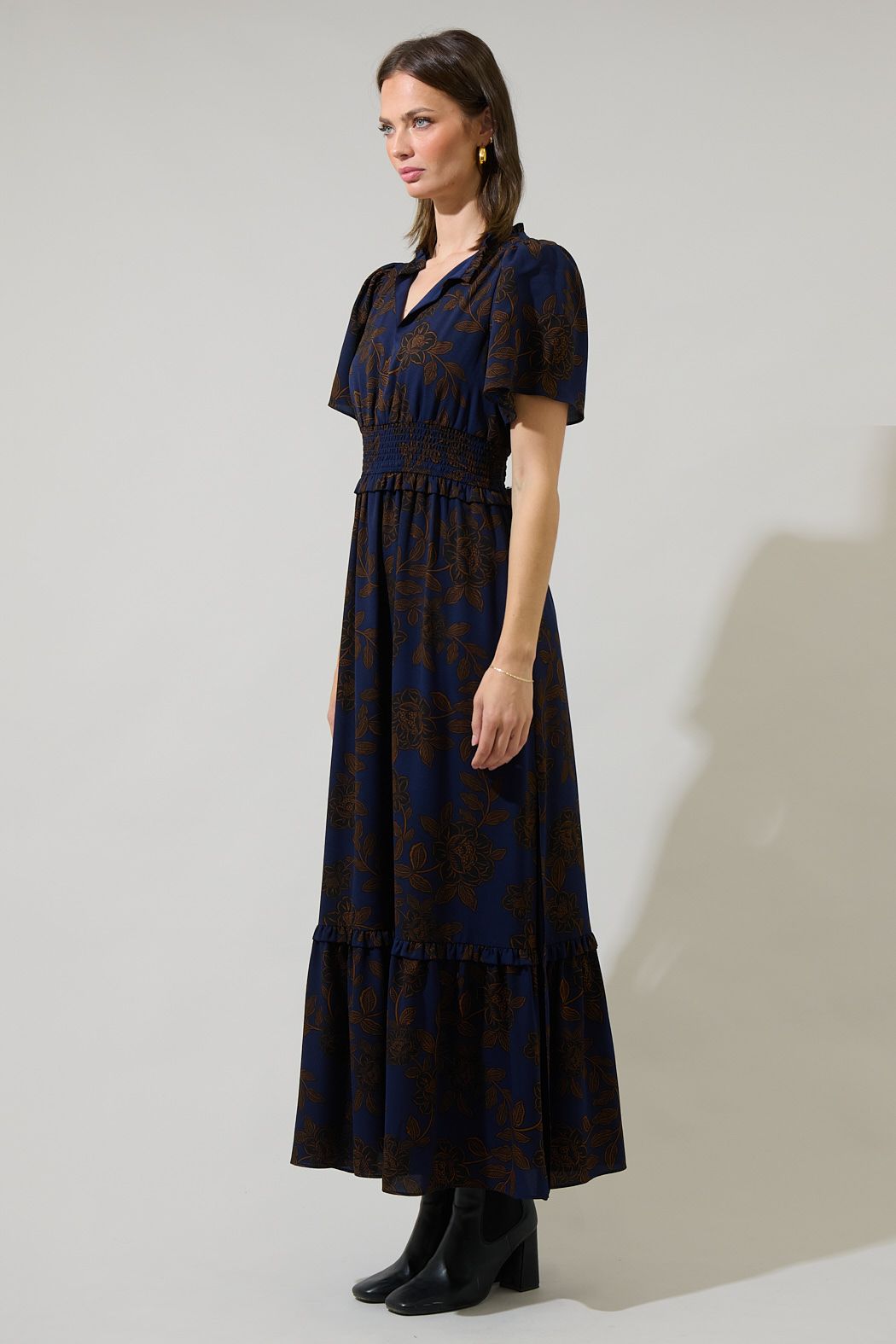 Tolleson Floral Valencia Maxi Dress