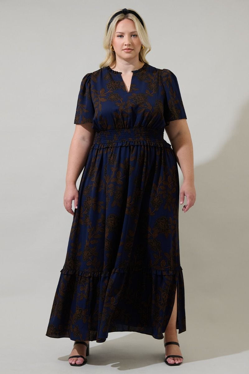 Tolleson Floral Valencia Maxi Dress