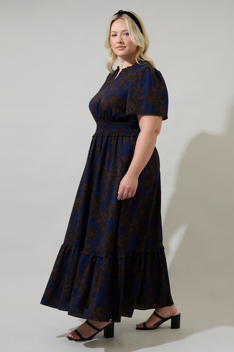 Tolleson Floral Valencia Maxi Dress