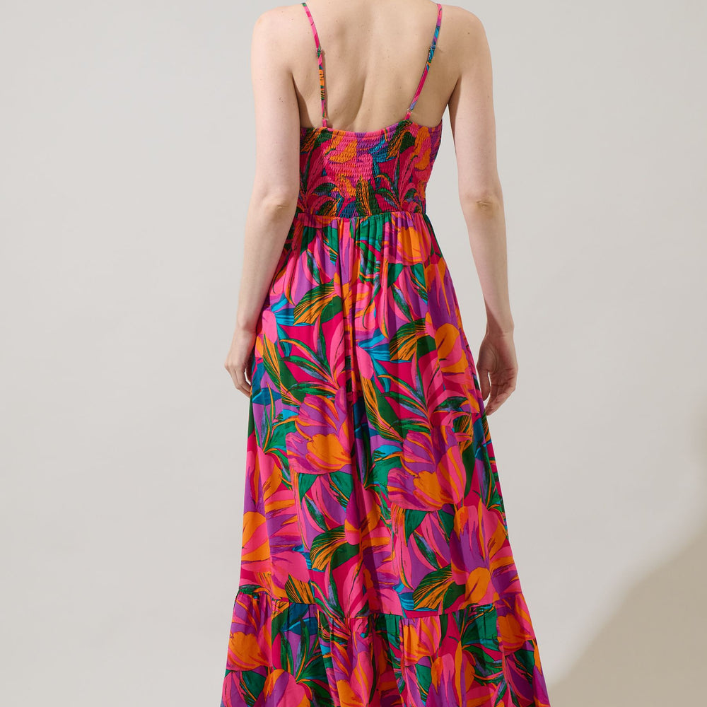 
                      
                        Tropical Chaya Smocked Maxi Dress
                      
                    