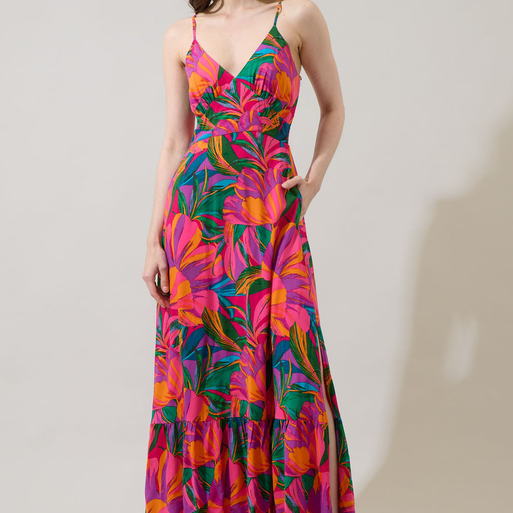 
                      
                        Tropical Chaya Smocked Maxi Dress
                      
                    