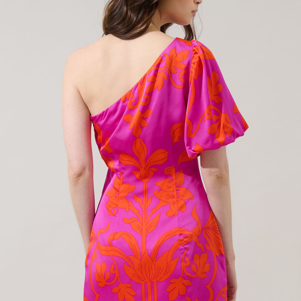 
                      
                        Vallie Floral Kesia One Shoulder Mini Dress
                      
                    