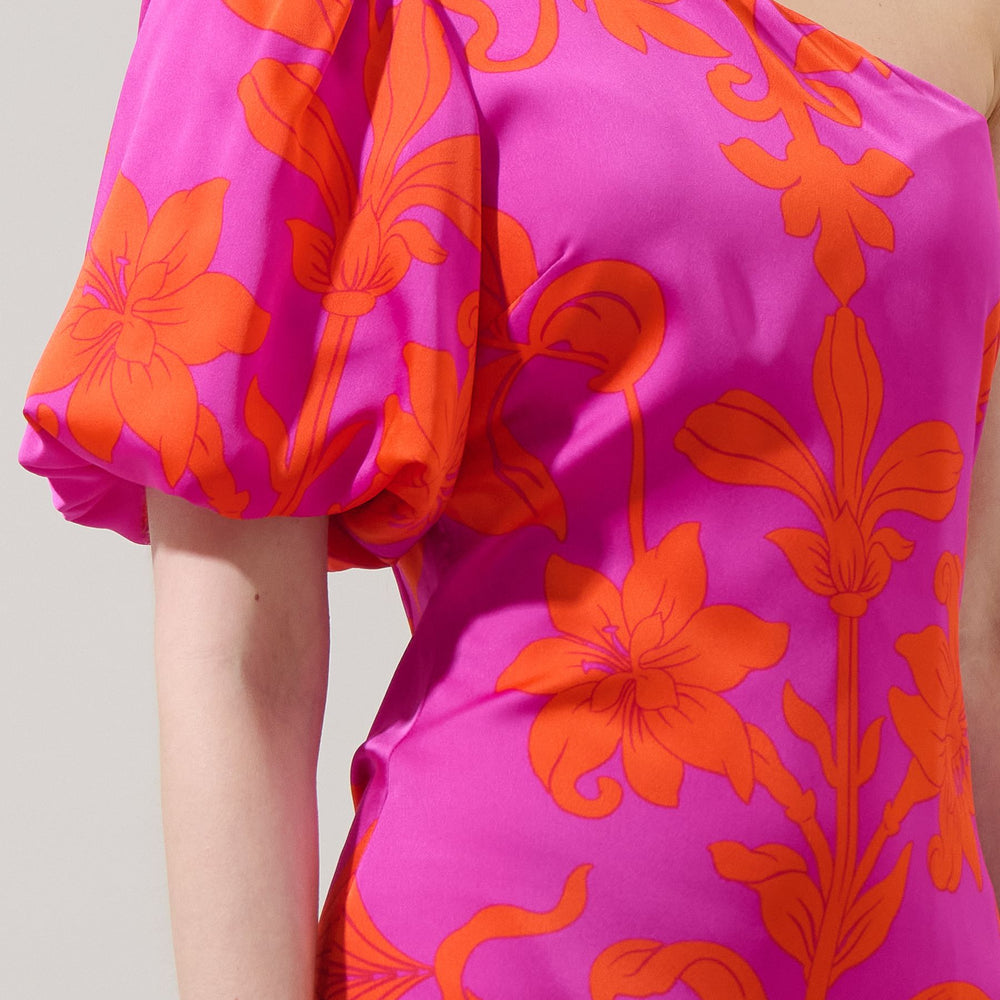 
                      
                        Vallie Floral Kesia One Shoulder Mini Dress
                      
                    