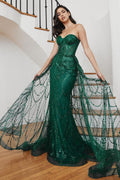 Valentina Lace Gown with Overskirt