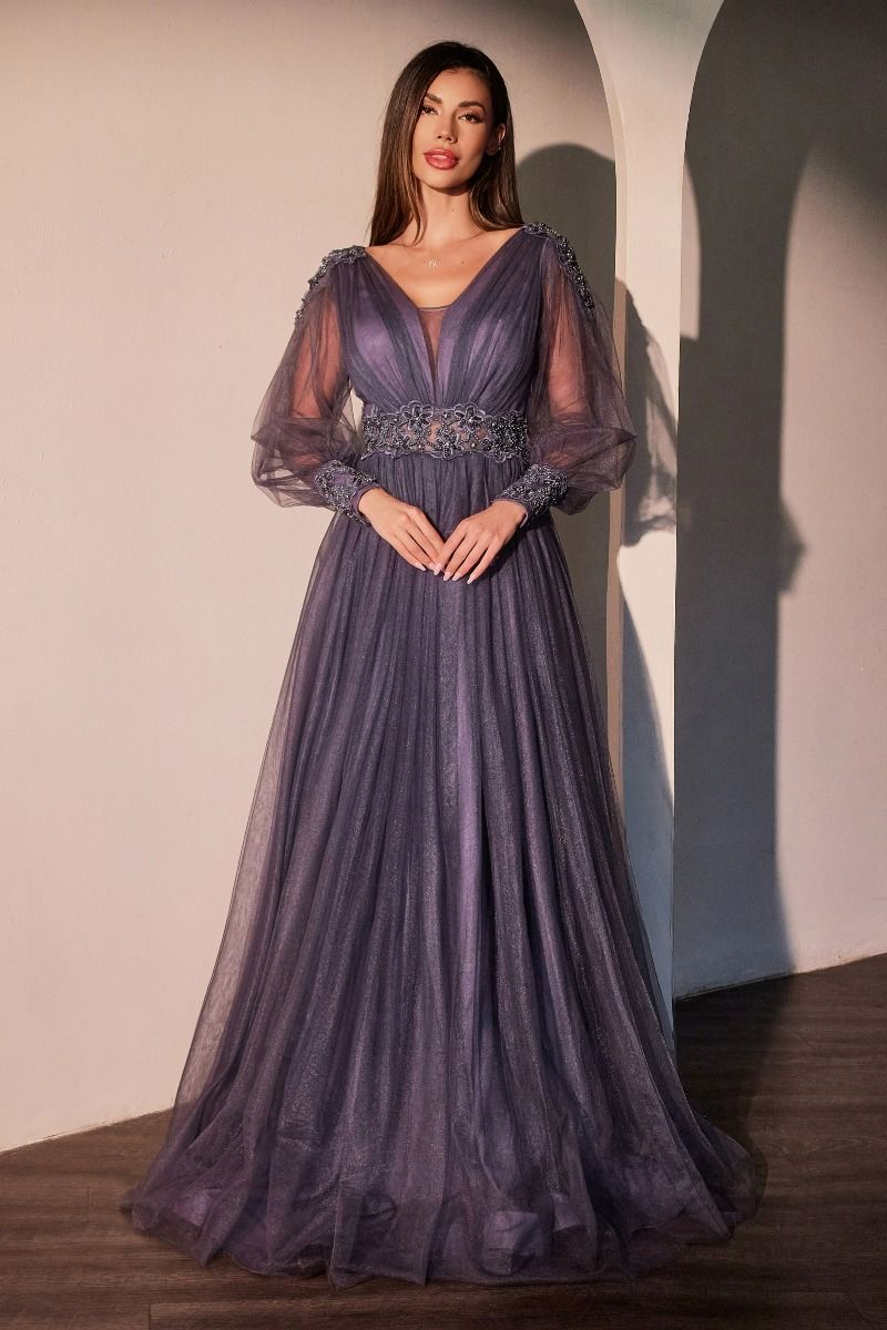 Victoria Long Sleeve A-Line Dress