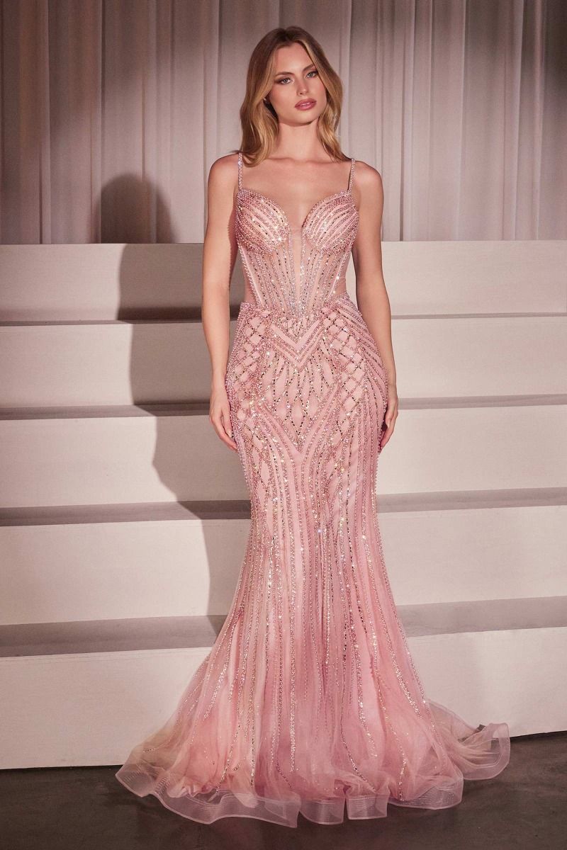 Emani Embellished Fit and Flare Dress