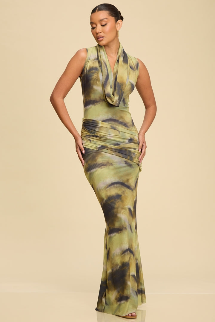 Lexi Sleeveless Cowl Maxi Dress