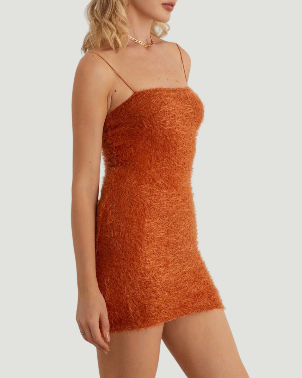 Soft Touch Fuzzy Mini Dress