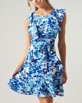 Trieste Ruffle Detail Mini Dress