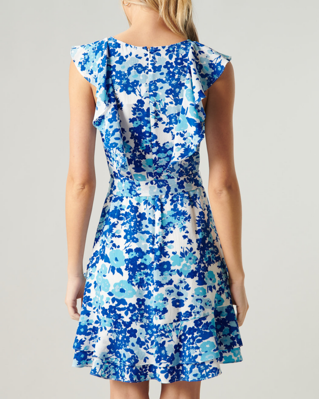 Trieste Ruffle Detail Mini Dress