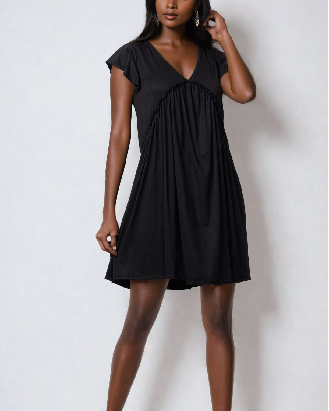 Whispering Breeze Tunic Mini Dress